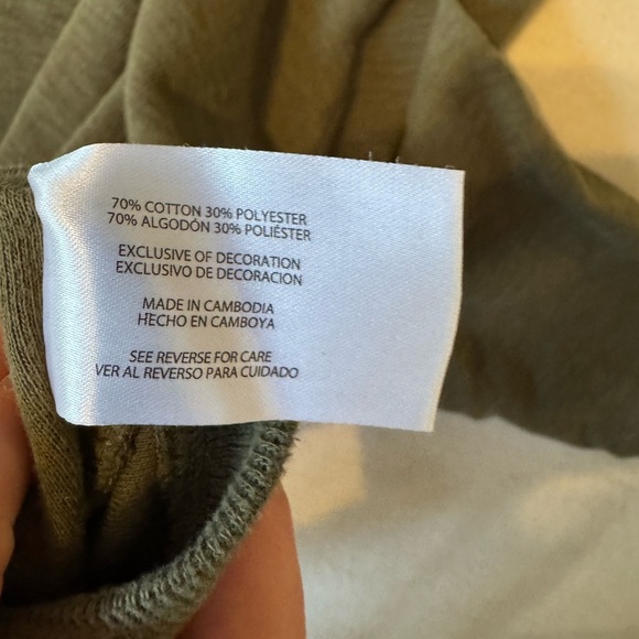 Banana Republic Olive Green Crew Neck Knit Sweater - Picture 7 of 8